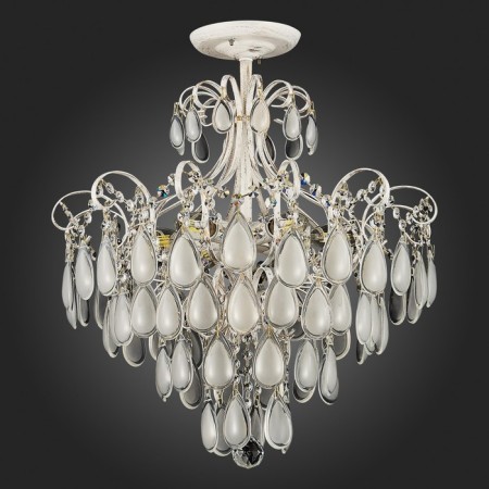 Ceiling EVOLUCE lamp. Sle160302-06. Magonza. 6x60 watts, E14, 50x50x75 cm, golden color-16