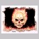 Stick 3D Interior Fire Skull 60*45cm