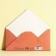 Wooden carved envelope "from March 8", 16.5 x 8 cm