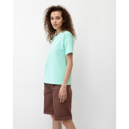 Women's T-shirt Basic Line, mint color, rr 42-2