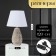 RISALUX RIMIC, E27, 40 W, 25 × 25 × 43 cm lampshade