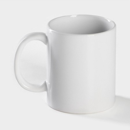 Homeleon mug Ceramic share "many worries", 350 ml, white color-3