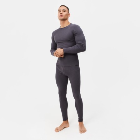 Male thermal underwear (jumper, trousers) color graphite, rn 58-1