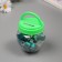 Adhesive tape plastic in the jar "Glori. Silver, Blue" N-r 40 pcs 1.2 cm, dl.0.9m 7x7x9 cm