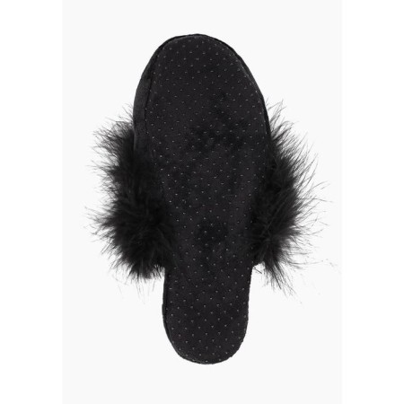 Slippers # 1 female, size 38, black color-3