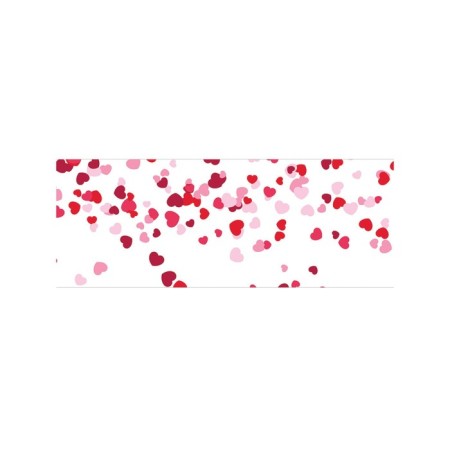 Toy basket "Rain of hearts, size 35x35 cm-1