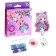 Diamond mosaic on a keychain with partial filling for children "Anime"