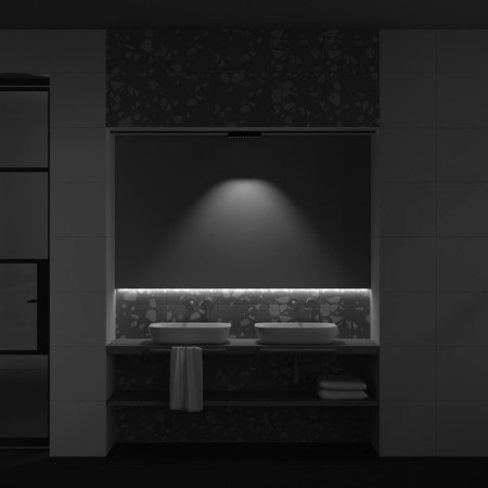 TREECH TRECHNICAL TR082-1-12W3K-M-B, 12W, 22.2x2.6x2.9 cm, LED, 1200LM, 3000K, Black color Black-3