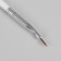 Nail design, bent, point, 17.5 cm, d - 2 × 7 mm, white color