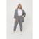 Female costume, size 54, gray-blue color