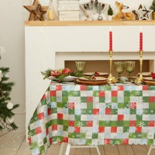 The tablecloth of the New Year's share 