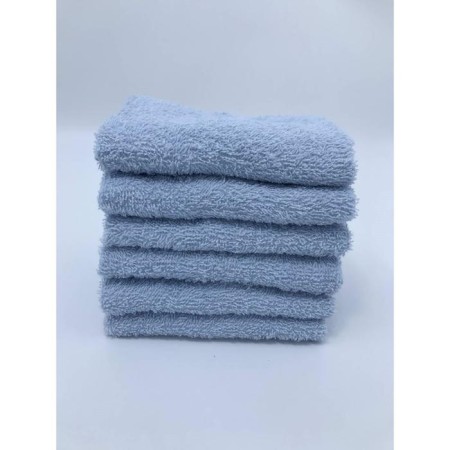 A set of napkins "Aglaya", size 30x30 cm - 6 pcs, blue color-1