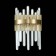 Sconces st. SL1167.301.01. Tellurio. 1x40 W, E14, 14x31 cm, brass color