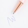 A pen with a shaker “teacher with love”, blue paste, metal, 1 mm