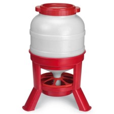 Bunker feeder for poultry at 21 kg, on legs, plastic