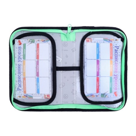 Penal 1 section, 130 x 210 x 40 mm, 2 folding strips, fabric, calligrata top, Content "CKAIT"-3