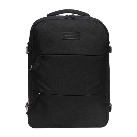 Youth backpack 42 x 29 x 16 cm, Grizzly, ergonomic back, laptop department, black-2