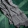 Gray cotton cover with a decorative line of Ethnic, size 230x250 cm