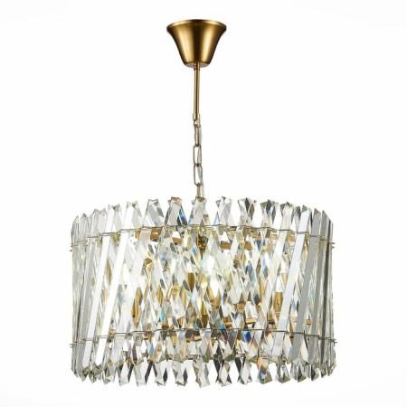 Suspension lamp ST LUCE. SL1170.303.06. Fabio. 6x40 watts, E14, 50x50x29 cm, brass color-3