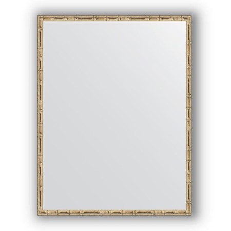 Mirror in the baguette frame - silver bamboo 24 mm, 67 x 87 cm, EvoForm
