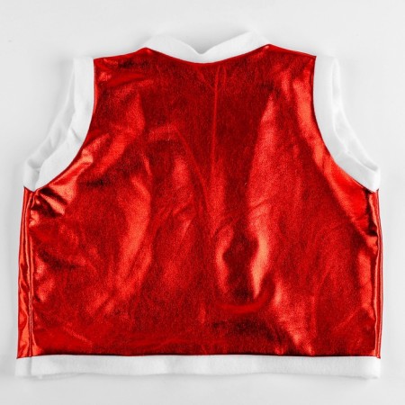 Carnival set "New Year's Gnomik": vest, belt, cap, height 98-110 cm, red-5