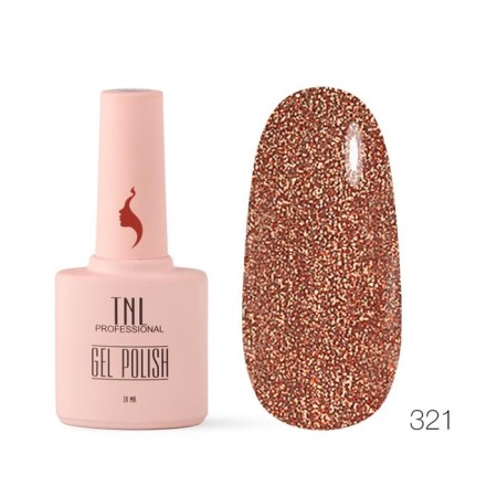 TNL Gel-fluid “8 feelings”, No. 321 shining caramel, 10 ml