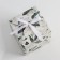 Gift folding box, packaging, jasmine, 12 x 12 x 12 cm