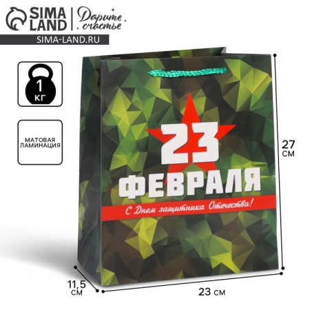Package Gift Laminated Vertical, Packaging, Defender, Ml 23 x 27 x 11.5 cm