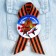 The sunset icon with the St. George ribbon on Victory Day “I remember! I'm proud! ”, D = 5.6 cm