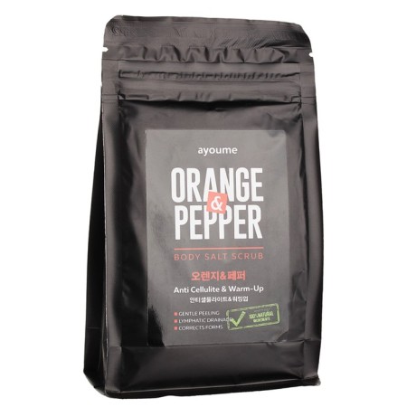 Body scrub Ayoume Body Salt Scrub Orange & Pepper, 450 g