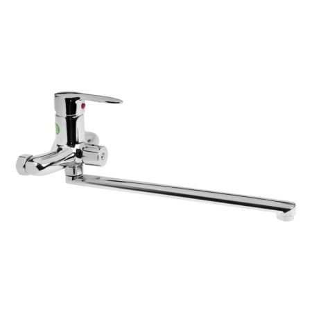 Juguni bathroom mixer with shower, straight pouring