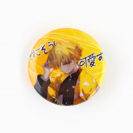 Metal icon, sunset "anime for children", d = 2.5 cm, mix-8