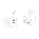 Bida mixer Rush Capri CA1435-96, with a hygienic shower, built-in, brass, chrome