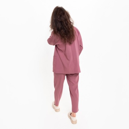 Casual Casual Set (jacket and trousers), dusty rose, size 44-8