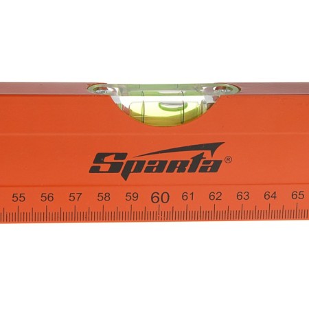SPARTA level, 120 cm, aluminum, 3 eyes, orange, ruler-2