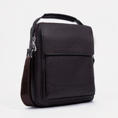 Male bag, brown color