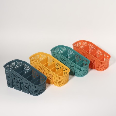Storage stand, 4 sections, 20 × 10 × 10.5 cm, color mix-6