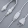 Garland "Curtain" 2 × 1.5 m, IP65, UMS, white thread, 360 LED, white glow, 220 V
