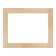 Piece for canvas Calligrata, 1.8 x 40 x 50 cm, frame width 50mm, pine