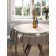 Tablecloth on the table "Circle with flowers", round, Saten, d = 150 cm