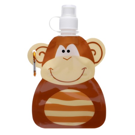 Children's water flask, 280 ml "Monkey", 22 x 12 cm