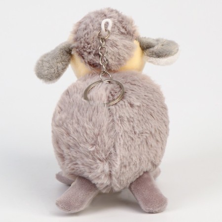 Soft toy "sheep" on a key fob, 12 cm, color mix-4
