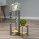 Standing Column Stolka Triangular Flora (2 places) gray-yellow