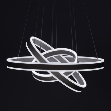 Suspended Citilux “duet” CL719650, 60x60x30 cm, 3x48.33W, led, white color-6