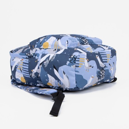 A backpack with a zipper, Erich Krause, Blue Color-2