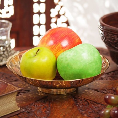 Spring Drops dish Brass (color enamel) 19.5x19.5x5 cm-1