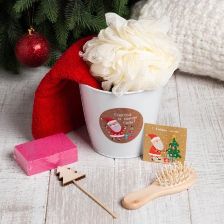 Gift set New Year's Ethel Happy New Year, towel and accessories-1