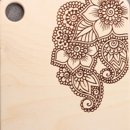 Cutting board 25x20 cm with a pattern-3