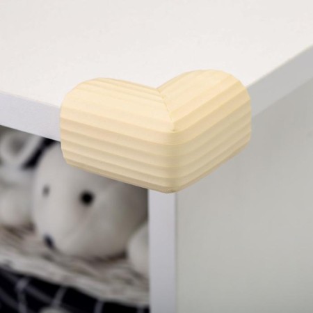 A set of protective pads on corners, 4 pcs., Milk color-1