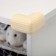 A set of protective pads on corners, 4 pcs., Milk color